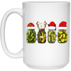 Cucumber Pickles, Pickle Bottles, Pickles Christmas, Merry Christmas, Trendy Chrismas White Mug