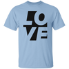 Love Silhouette, Love Text, Valentine Love, Couple Gift Unisex T-Shirt