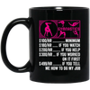 Gymnastics Hourly Rate, Funny Gymnastics, Best Of Gymnastics Black Mug