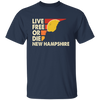 Live Free Or Die, New Hampshire State, Retro New Hampshire Unisex T-Shirt