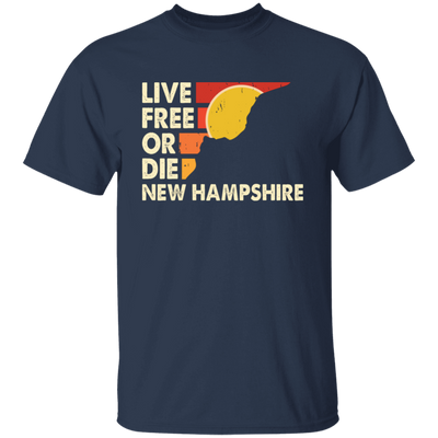 Live Free Or Die, New Hampshire State, Retro New Hampshire Unisex T-Shirt