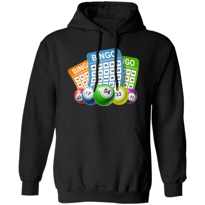 Love Bingo Game, Bingo Ticket, Lottery Bingo, Bingo Balls Pullover Hoodie