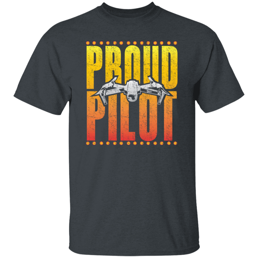 Drone Pilot, Flight Multicopter, Proud Of Pilot, Retro Airplane Love Gift Unisex T-Shirt