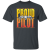 Drone Pilot, Flight Multicopter, Proud Of Pilot, Retro Airplane Love Gift Unisex T-Shirt