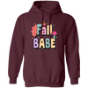 Fall Babe, love Fall, Fall Season, Fall Air, Groovy Fall Pullover Hoodie