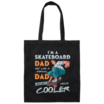 Funny Skateboard Dad Father Daddy Skater Skateboarding Canvas Tote Bag