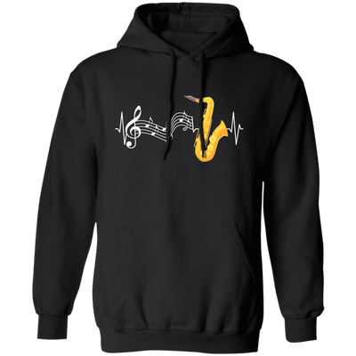 Heartbeat Trumpet, Trumpet Musician, Love Trumpet Pullover Hoodie