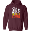 Dog Father, Beer Lover, Animal Lover, Dog Lover, Dog And Beer, Dog Dad Pullover Hoodie