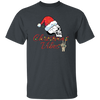 Christmas Vibes, Skull In Christmas, Skull Wear Christmas Hat, Merry Christmas, Trendy Christmas Unisex T-Shirt