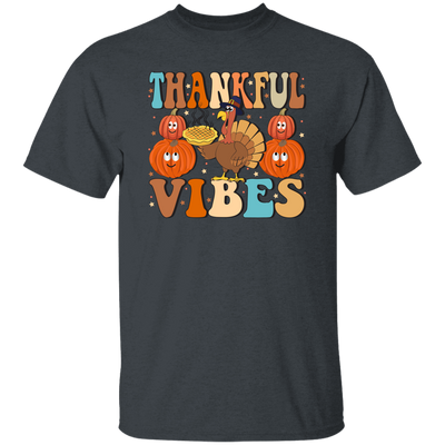 Thankful Vibes, Thanksgiving Day, Turkey's Day Unisex T-Shirt