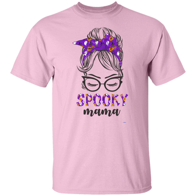 Spooky Mama, Halloween Party, Messy Buns Halloween Unisex T-Shirt