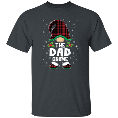 The Dad Gnome Present For Family, Xmas Cute Gnome Lover Unisex T-Shirt