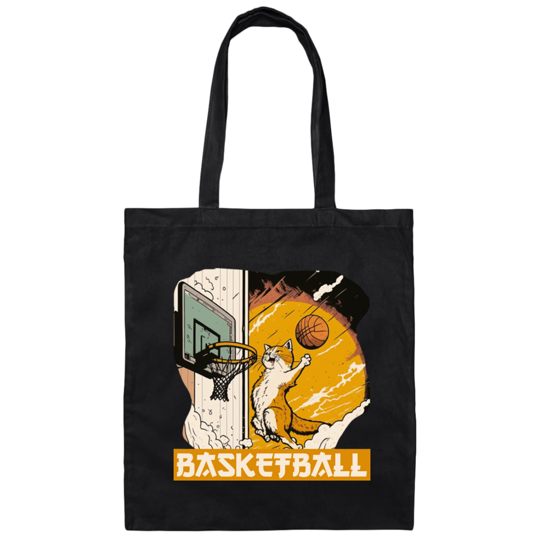 Hit the court in style with this Basketball Cat Lover Cartoon Cat Love Sport Canvas Tote Bag. Crafted with high-quality canvas, this tote features a funny cat playing basketball for a unique, stylish look. Perfect for any basketball fan, this bag is the perfect way to show off your love for the game.