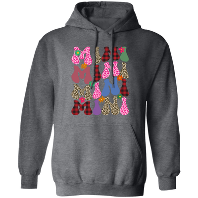 Mini Gift, Love My Mini, Mini Gift, Leopard Pattern, Plaid Pattern Pullover Hoodie