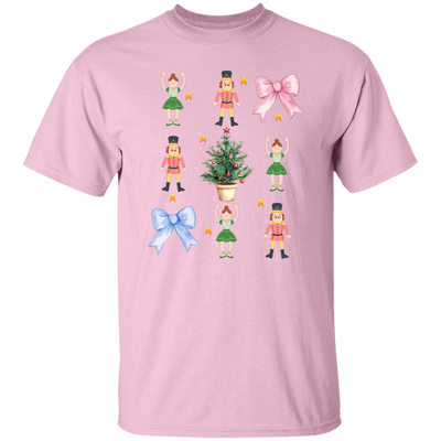 Nutcracker Xmas, Coquette Ribbon, Preppy Christmas Christmas Unisex T-Shirt