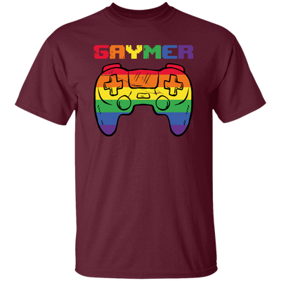 Gaymer Rainbow, Gamer Love Gift, Gaming LGBT Design, Best Gaymer Unisex T-Shirt