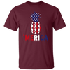 Pineapple America, American Flag, 4th July Anniversity, Pineapple Gift Unisex T-Shirt