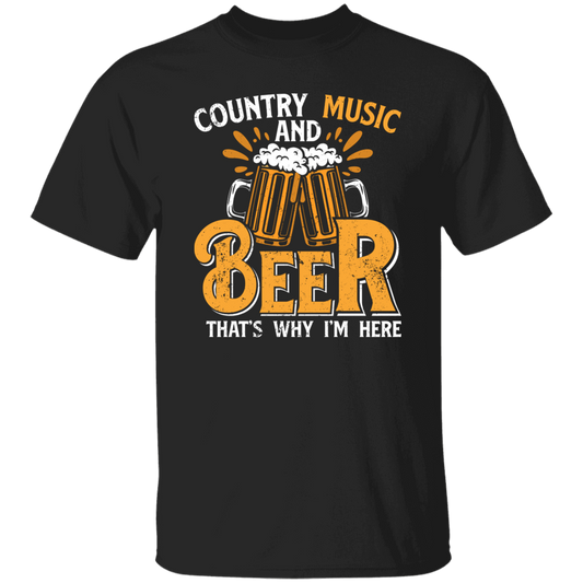 Country Music And Beer, Craft Beer, Best Beer Ever Unisex T-Shirt