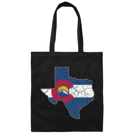 Texas Colorado Flag, Colorado, Texas holdem Canvas Tote Bag