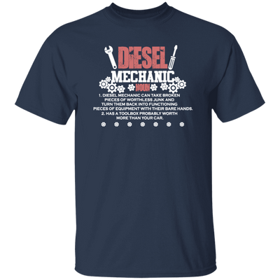 Diesel Mechanic, Can Take Broken Pieces Of Worthless Junk, Toolbox Unisex T-Shirt