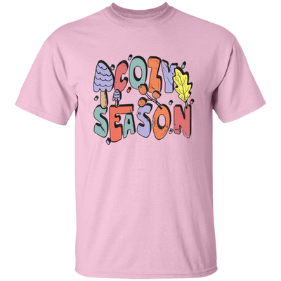 Cozy Season, Fall, Autumn, Groovy Fall Season Unisex T-Shirt