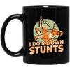 Scooter Lover, Scooter Rider, E-Scooter, I Do My Own Stunts Gift Black Mug