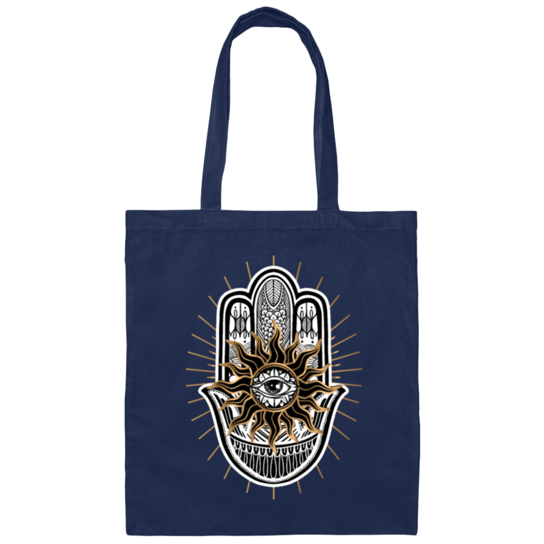 Zen Mandala Yoga Meditation Buddha Spiritual Canvas Tote Bag