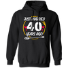 Anniversary Gift, 40th Anniversary, 40 Years Wedding, Anniversary Gift Pullover Hoodie