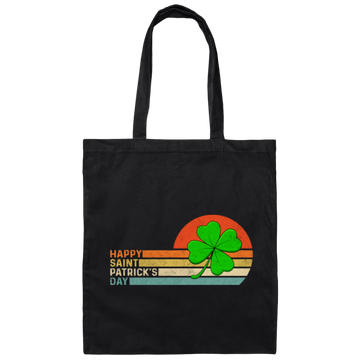 Happy Patrick Shamrock, Patrick Day Canvas Tote Bag
