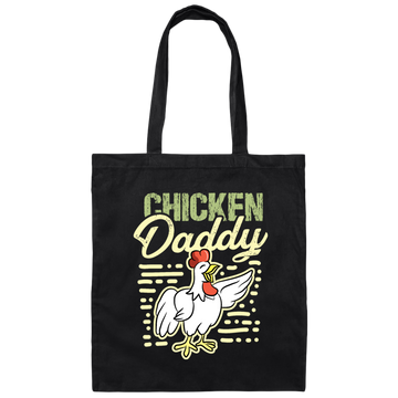 Farming, Farm Chicken, Daddy Farmer Agriculture Canvas Tote Bag