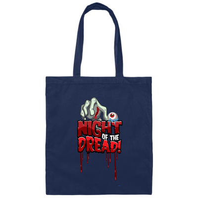 Night Of The Dread, Death Hand, Dead Eye, Horror Nights Canvas Tote Bag