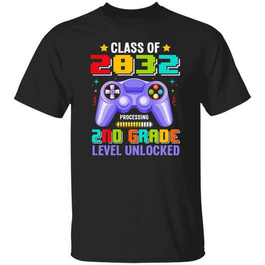 Class Of 2023, Processing 2nd Grade Level Unlocked Unisex T-Shirt