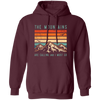 Mountains Are Calling, And I Must Go, Retro Mountain Gift, Mountain Pullover Hoodie