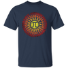 Captain Pi Retro, Pi Day Math Gift, Love Pi, Best Of Pi, Like A Sun Unisex T-Shirt