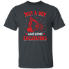 Just A Boy Who Loves Excavator, Best Exccavator Ever Unisex T-Shirt