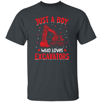 Just A Boy Who Loves Excavator, Best Exccavator Ever Unisex T-Shirt