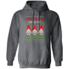 Christmas With My Gnomies, Xmas Gnome, Santa Gnome Pullover Hoodie