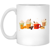 Cup Of Pumpkin, Thanksgiving's Day, Cup Of Thanksgiving White Mug