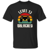 Level 13 Unlocked, Retro Birthday, 13rd Birthday, Gamer Birthday Unisex T-Shirt