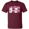 Chess Lover Gift, Chess Periodic Table, Queen Runner, Queen Chess Unisex T-Shirt