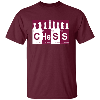 Chess Lover Gift, Chess Periodic Table, Queen Runner, Queen Chess Unisex T-Shirt