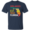 Orlando, Orlando Florida, Established 1858, Retro Orlando Unisex T-Shirt