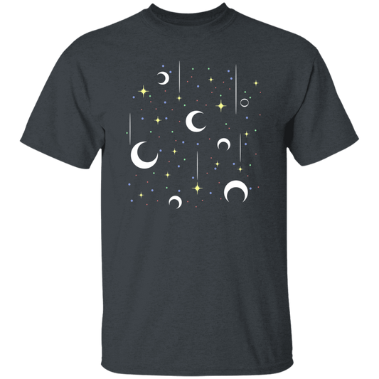 Sky With Full Of Moon And Stars, Full Stars Sky Unisex T-Shirt