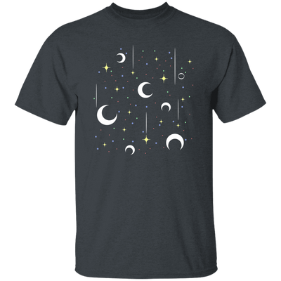 Sky With Full Of Moon And Stars, Full Stars Sky Unisex T-Shirt