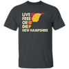 Live Free Or Die, New Hampshire State, Retro New Hampshire Unisex T-Shirt