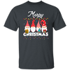 Gnome Xmas, Set Of Gnome, Cute Gnome, Xmas Lights, Merry Christmas, Trendy Christmas Unisex T-Shirt