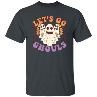 Let's Go Ghouls, 3 Boos, Funny Boo, Groovy Halloween Unisex T-Shirt