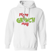 Merry Grinch-mas, Trendy Grinchmas, Grinch Christmas, Merry Christmas, Trendy Christmas Pullover Hoodie