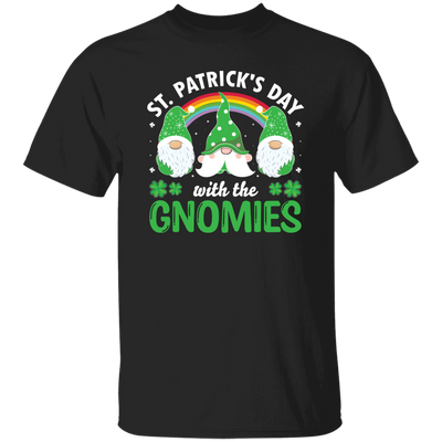 "Join in on the festive fun with our St Patrick's Day With The Gnomies, Patrick Gnome Unisex T-Shirt. Show off your holiday spirit with this charming and comfortable t-shirt, perfect for celebrating with friends and family. Order now and get ready to spread some luck of the Irish!"