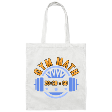 Funny Gym, Bodybuilding Muscles Fitness Sport Canvas Tote Bag
